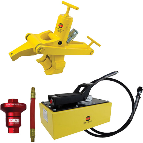 Trousse de d&eacute;monte-talons Combi avec pompe &agrave; air hydraulique de 5 pintes Mukwa Safety Services