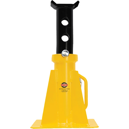 Pin Style Jack Stand, Locking Pin, 25 tons Capacity, 15-3/4" - 26-3/4" H Mukwa Safety Services