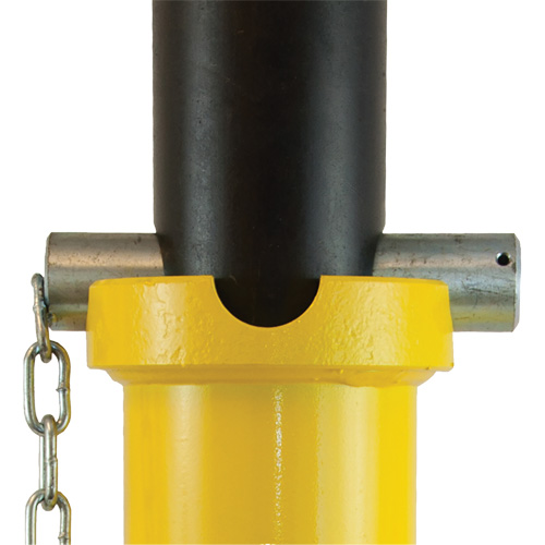 Pin Style Jack Stand, Locking Pin, 25 tons Capacity, 15-3/4" - 26-3/4" H Mukwa Safety Services