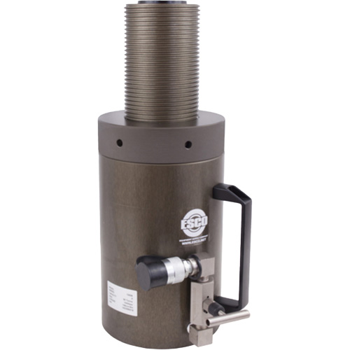 Safety Jack, Locking Collar, 100 tons Capacity, 13-37/100" - 19-3/5" H Mukwa Safety Services