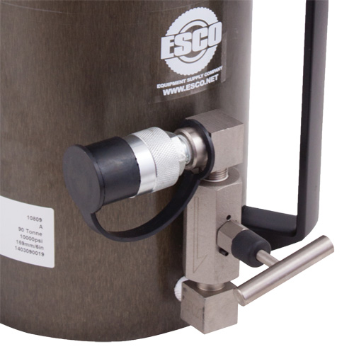 Safety Jack, Locking Collar, 100 tons Capacity, 13-37/100" - 19-3/5" H Mukwa Safety Services