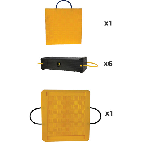8-Piece CribLok Composite Cribbing System Kit Mukwa Safety Services