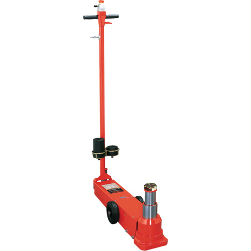 Telescopic Floor Jack, 25 Ton(s)/50 Ton(s), Air Hydraulic Mukwa Safety Services
