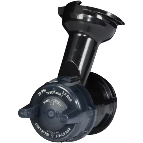 Performance Gravity Fine Finish Atomizing Head - Clear Mukwa Safety Services