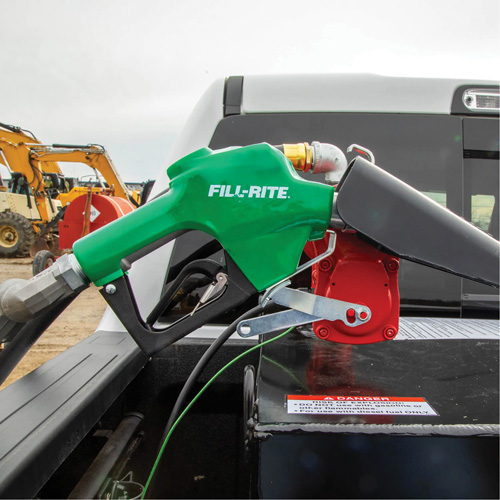 Green Automatic Diesel Spout Nozzle Mukwa Safety Services