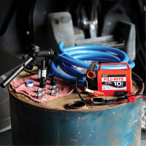 12V DC Fuel Transfer Pump with Nozzle Mukwa Safety Services