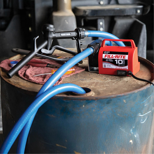 12V DC Fuel Transfer Pump with Nozzle Mukwa Safety Services