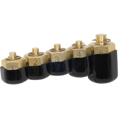 Jeu de 5 capuchons pour rampe dinjection de carburant Mukwa Safety Services