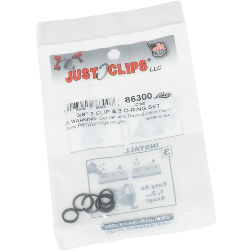 Jeu de clips et joints toriques de 3/8 po Mukwa Safety Services