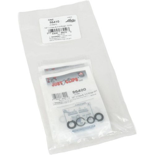 Jeu de clips et joints toriques de 1/2 po - en vrac Mukwa Safety Services