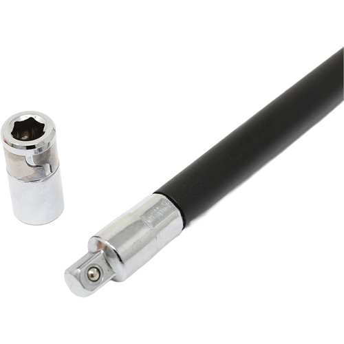 Tournevis flexible extra-long avec adaptateur carr&eacute; 1/4" x hexagonal 1/4" Mukwa Safety Services