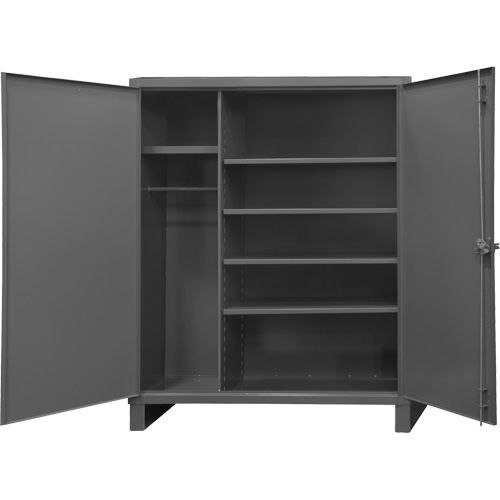 Vestiaire tr&egrave;s robuste, Acier, 60" la x 24" p x 78" h, Gris Mukwa Safety Services
