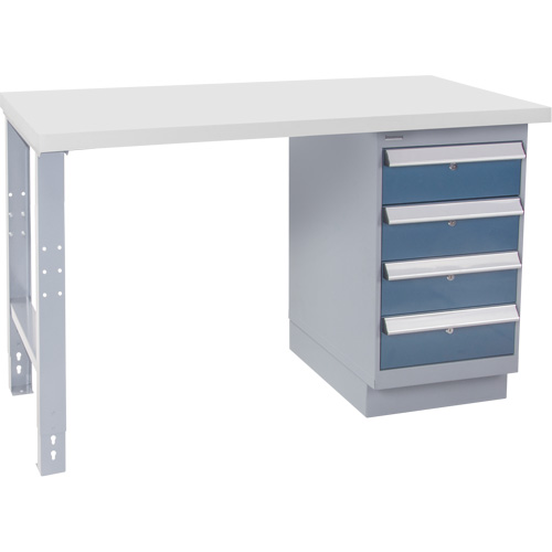 Industrial Duty Workbench, 30" W x 72" D x 34" H, 1000 lbs. Capacity Mukwa Safety Services