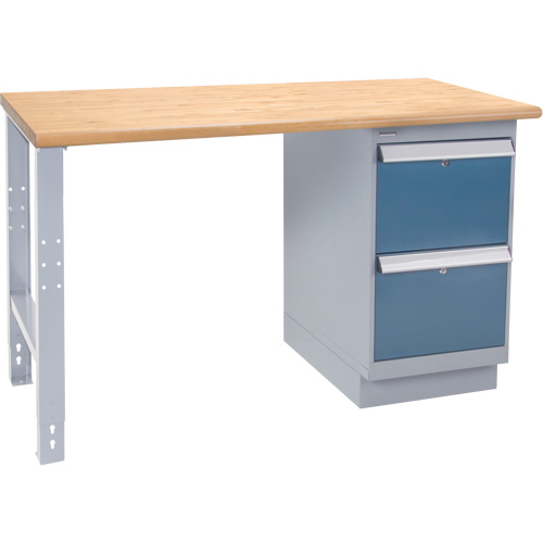 Industrial-Duty Workbench, Door w/ Drawer Combination, 1000 lbs Cap., 72" W x 36" D, 34" H Mukwa Safety Services