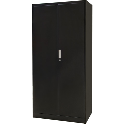 Armoire de rangement combin&eacute;e, 36" la x 18" p x 72" h, Noir Mukwa Safety Services