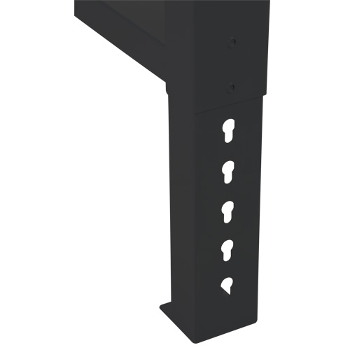 Industrial Duty Leg for Workbench, Steel, 24" D x 34" H, Single Mukwa Safety Services