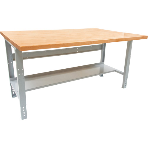 Industrial Modular Workbench, 1000 lbs. Cap., 72" W x 48" D Mukwa Safety Services