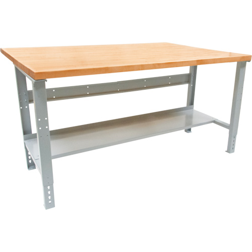 Industrial Modular Workbench, 1000 lbs. Cap., 72" W x 48" D Mukwa Safety Services