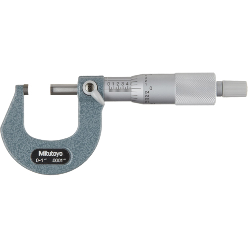 Micrometer, With Ratchet Stop, 0" - 1" Mukwa Safety Services