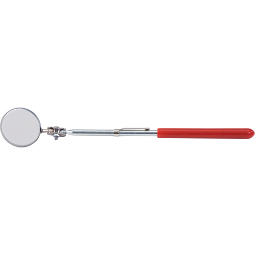 Inspection Mirror, Circular, 1-1/4" L x 1-1/4" W, Non Telescopic Mukwa Safety Services