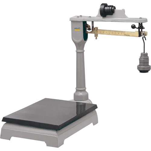 Balances &agrave; plateau &agrave; fl&eacute;au m&eacute;canique, 16" lo x 12" la, Capacit&eacute; de 100 kg Mukwa Safety Services