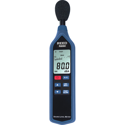 Sound Level Meter with Calibration Certificate, 30 - 90 dB/50 - 110 dB/70 - 130 dB Measuring Range Mukwa Safety Services