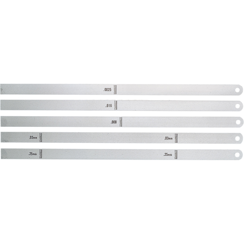 Thickness Gauges or "Feeler" Stock Mukwa Safety Services