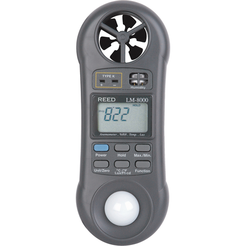 Thermo-Anemometer with Calibration Certificate, Not Data Logging, 0.2 - 30.0 m/sec Air Velocity Range Mukwa Safety Services