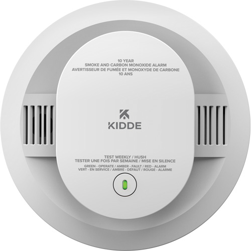 Combination Smoke & Carbon Monoxide Alarm, Battery Operated Mukwa Safety Services