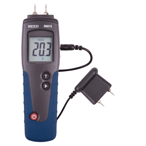 Hygrom&egrave;tre &agrave; bois avec certificat de calibration, Gamme d'humidit&eacute; 6-99%, Gamme de temp&eacute;rature -31°-176°F (-35°-80°C) Mukwa Safety Services