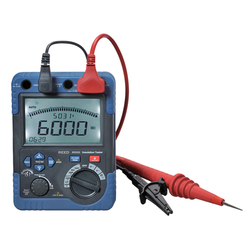 V&eacute;rificateur de r&eacute;sistance d'isolement avec certificat de calibration, Num&eacute;rique Mukwa Safety Services