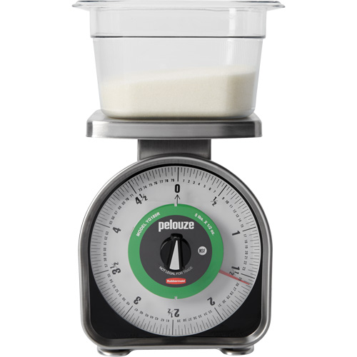 Balance m&eacute;canique &agrave; mesurer les portions Pelouze, Capacit&eacute; 5 lb / 2,3 kg, Graduations 10 g / 0,5 oz Mukwa Safety Services