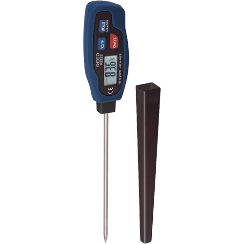 R2222 Stem Thermometer with Calibration Certificate, Contact, Digital, -40-482°F (-40-250°C) Mukwa Safety Services