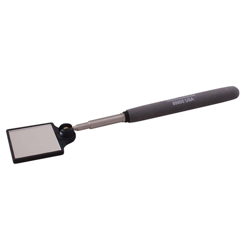 Miroir d'inspection, Carr&eacute;e, 1-3/4" lo x 1-3/4" la, T&eacute;lescopique Mukwa Safety Services