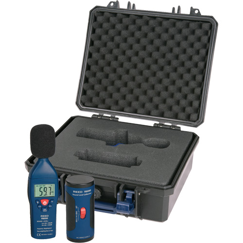 Sound Level Meter and Calibrator Kit, 30 - 130 dB Measuring Range Mukwa Safety Services