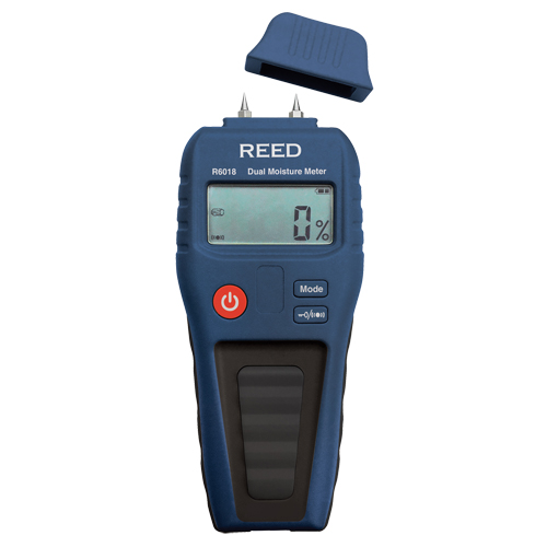 Dual Moisture Meter, 0 - 80% Moisture Range, 41°- 113° F ( 5° - 45° C ) Temperature Range Mukwa Safety Services