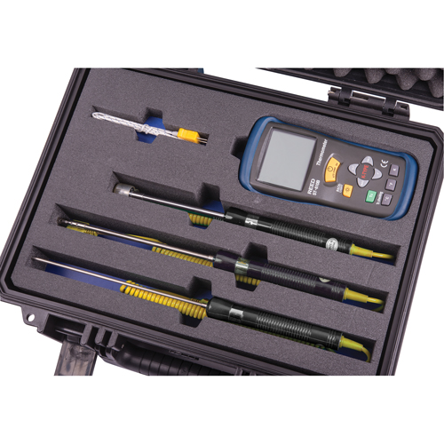 Thermocouple Thermometer Kit, Contact, Digital, -58-2000°F (-50-1300°C) Mukwa Safety Services