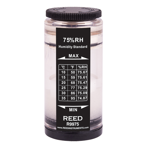 Humidity Calibration Standard, 75%  Mukwa Safety Services