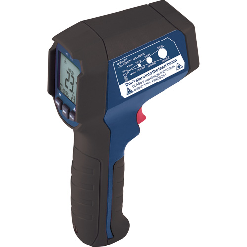 Infrared Thermometer, -31°- 1202° F ( -35° - 650° C ), 12:1, Adjustable Emmissivity Mukwa Safety Services