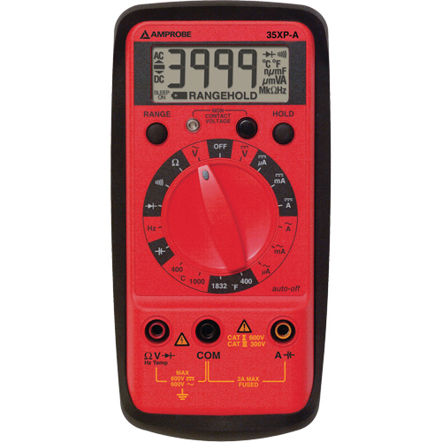 Multim&egrave;tre num&eacute;rique 35XP-A, Tension c.a./c.c., Courant c.a./c.c. Mukwa Safety Services