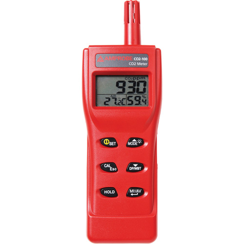 Compteur de dioxyde de carbone manuel CO2-100 Mukwa Safety Services