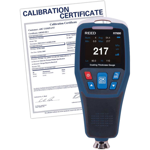 Coating Thickness Gauge with Calibration Certificate Mukwa Safety Services