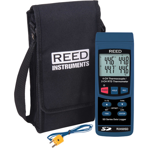 Thermom&egrave;tre thermocouple avec enregistreur de donn&eacute;es Mukwa Safety Services