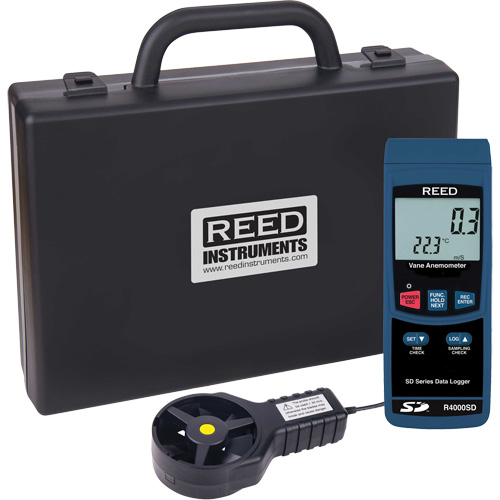 Thermo-Anemometer, Data Logging, 0.4 - 30 m/sec Air Velocity Range Mukwa Safety Services