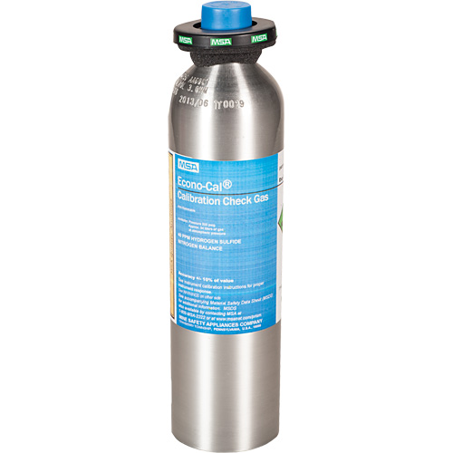 Bouteille de gaz pour test d'&eacute;talonnage, 1 M&eacute;lange de gaz, CL2, 34 litres Mukwa Safety Services
