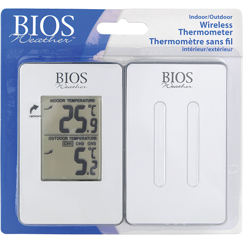Thermom&egrave;tre sans fil int&eacute;rieur/ext&eacute;rieur, Sans contact, Analogique, 31-158°F (-35-70°C) Mukwa Safety Services