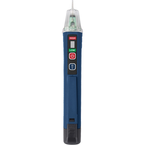Non-Contact AC Voltage Detector with Flashlight, 24 V - 1000 V/90 V - 1000 V, Light & Sound Alert Mukwa Safety Services