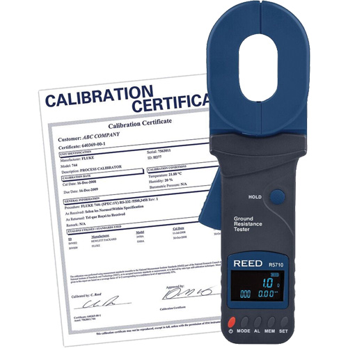 Clamp-On Ground Resistance Tester with Calibration Certificate Mukwa Safety Services