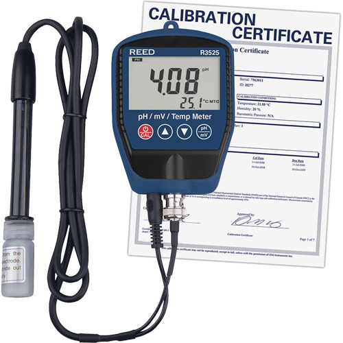 pH/mV Meter with Temperature with Calibration Certificate Mukwa Safety Services