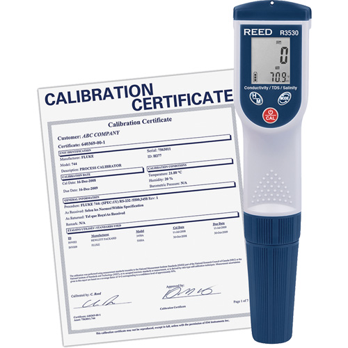Conductivity/TDS/Salinity Meter with Calibration Certificate Mukwa Safety Services